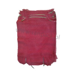 worek raszlowy 10-15 kg. bordowy 42x60 cm import(100 szt)
