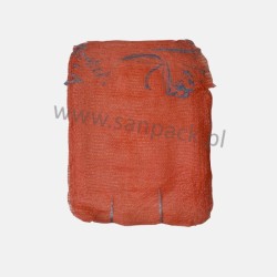 worek raszlowy 5 kg pomarańczowy, 35x50 cm (100 szt.)