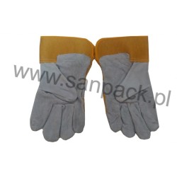 Rękawice robocze wzmacniane skórą RBŻ