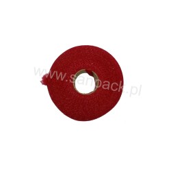 Rękaw siatkowy - tkany  polski 30 cm x 100 mb czerwony