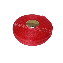 Rękaw siatkowy - tkany  polski 30 cm x 100 mb czerwony