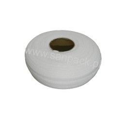 Rękaw siatkowy - tkany  polski 40 cm x 100 mb biały