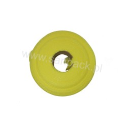 Rękaw siatkowy - tkany  polski 30 cm x 100 mb cytrynowy