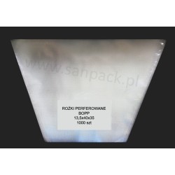 Rożki foliowe perforowane 13,5x40x30 cm a 1000 szt