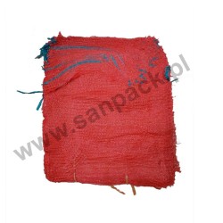 worek raszlowy 10-15 kg. czerwony 40x62 cm import(100 szt)