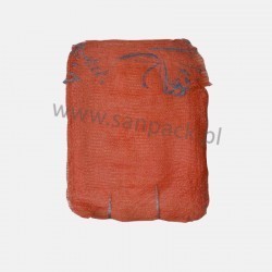 Worek raszlowy 5 kg. pomarańczowy 30x50 cm import(1000 szt)