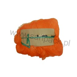 Rękaw siatkowy - tkany importowany 38 cm x 100 mb pomarańczowy