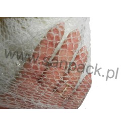 Rękaw siatkowy - tkany importowany 38 cm x 100 mb biały