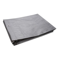 Plandeka 4m x 6m srebrna 130g/m2