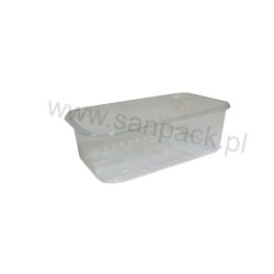 Opakowania plastikowe  500 g  (1200 szt) 184x117x60 mm