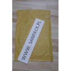 worek polipropylenowy żólty  55x80 cm 49 g 1000 szt