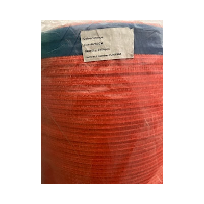 Worki raszlowe na roli 44X63 cm ( 10 kg)  2500szt. POMARAŃCZOWY