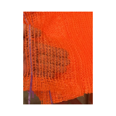 worek  raszlowy 15 kg. pomarańczowy 40x60 cm polski(100 szt) gęsty
