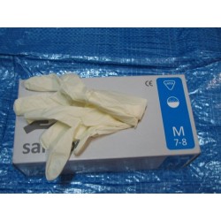 Rękawice latexowe 100 sztuk 