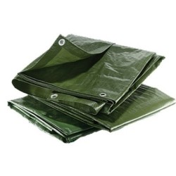 Plandeka 10m x 15m zielona 90g/m2