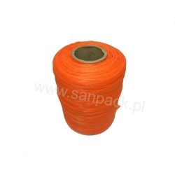 Rękaw siatkowy LDPE bezwęzełkowy N1  19cm/500 mb pomarańczowy