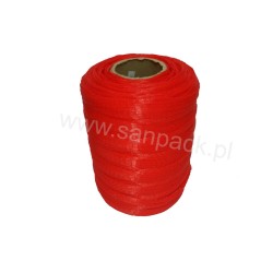 Rękaw siatkowy LDPE C2 bezwęzełkowy 30 cm/500 mb czerwony