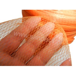Rękaw siatkowy LDPE bezwęzełkowy N3 46 cm/250 mb pomarańczowy