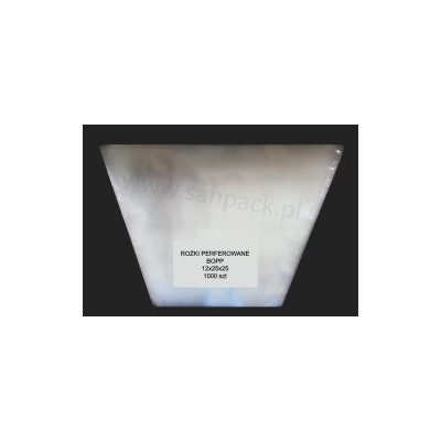 Rożki foliowe perforowane 17x35x43 cm a 500