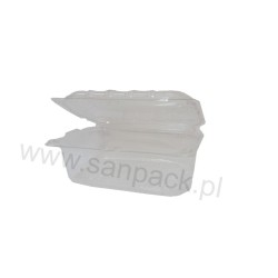 Pojemnik plastikowy 500 g zespolony z pokrywką 186x116x85 a 600