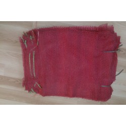 worek raszlowy 10-15 kg. bordowy 40x62 cm import(100 szt)